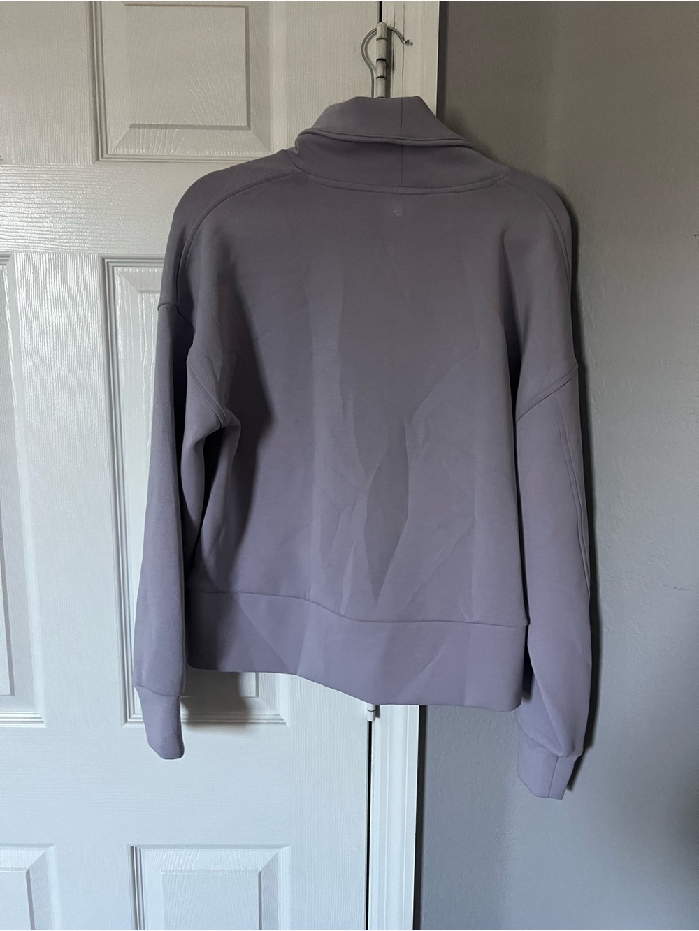 Women's Lavender Pullover Jacket - Relaxed Zip-Front Style